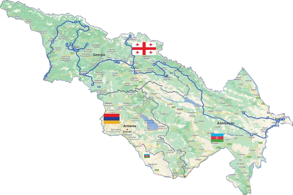 El Gran Cáucaso: Azerbaiyán y Georgia en 18 Días