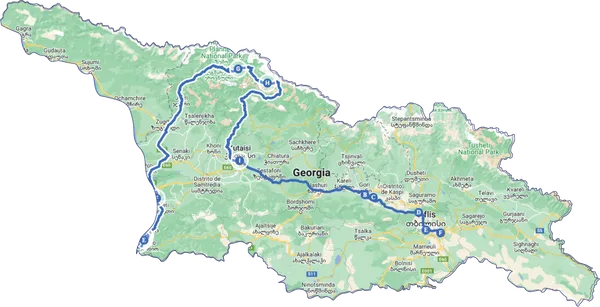 Georgia Svaneti: Del Mar a  las Torres