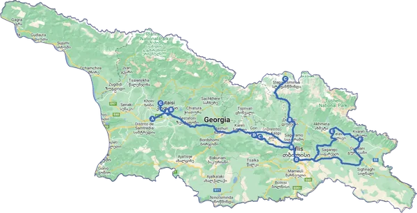 Georgia en Profundidad:  Montañas y Viñedos