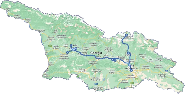 Georgia Medieval y Montañas