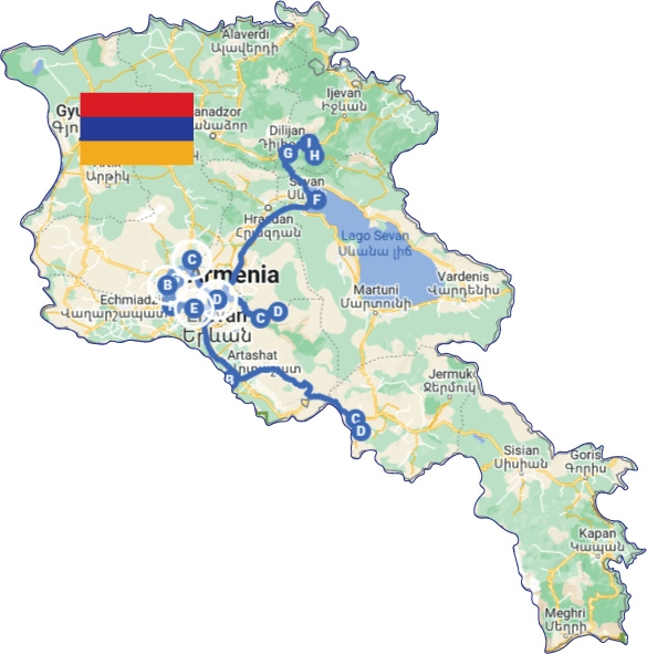 6685 Armenia Auténtica: Tesoros Históricos y Naturales en 7 Días