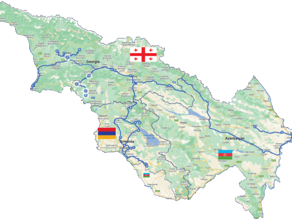 Gran Ruta del Cáucaso: Bakú-Ereván-Batumi