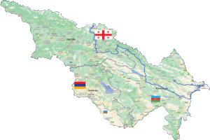 Itinerario del viaje por Azerbaiyán y Georgia
