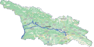 Ruta circular Georgia: mar, montañas y regreso