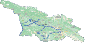 Ruta Georgia: de Kutaisi a las montañas de Svaneti