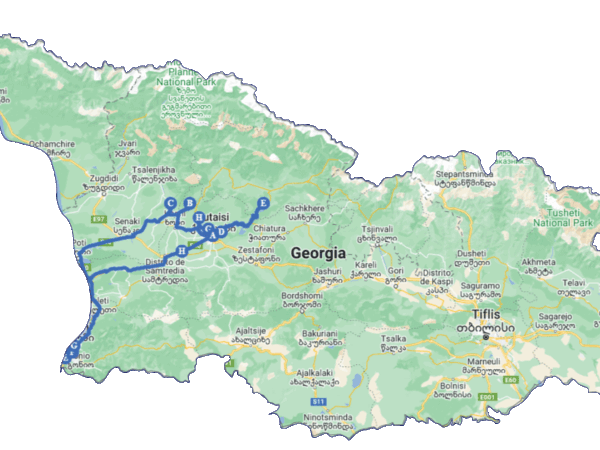 Itinerario de 6 días por Georgia: Kutaisi y Batumi