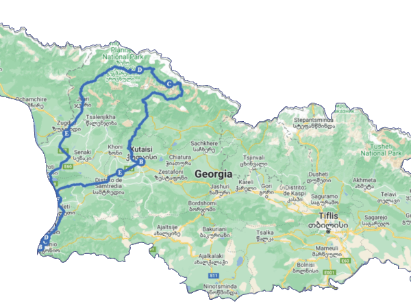 Itinerario de viaje por Georgia: Kutaisi, Svaneti y Batumi