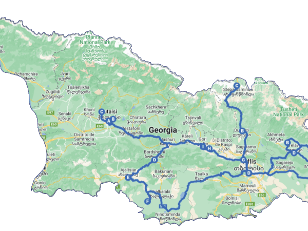 Itinerario de viaje por Georgia: 9 días