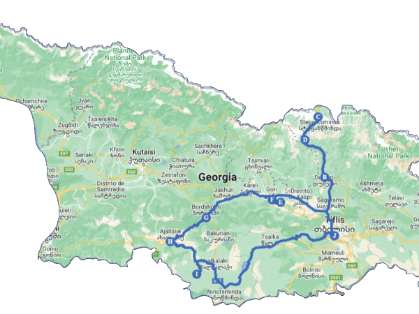 Ruta por las maravillas del Cáucaso georgiano