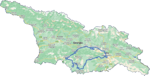 Ruta por las ciudades rupestres de Georgia