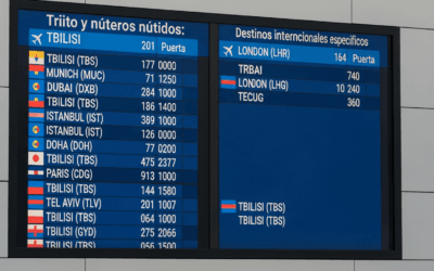 Georgia conecta 36 países con 2,212 vuelos del Cáucaso