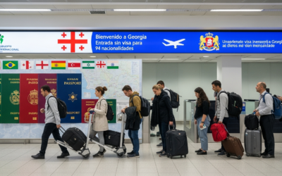 Georgia sin visa: 94 países y hasta 1 año de estancia